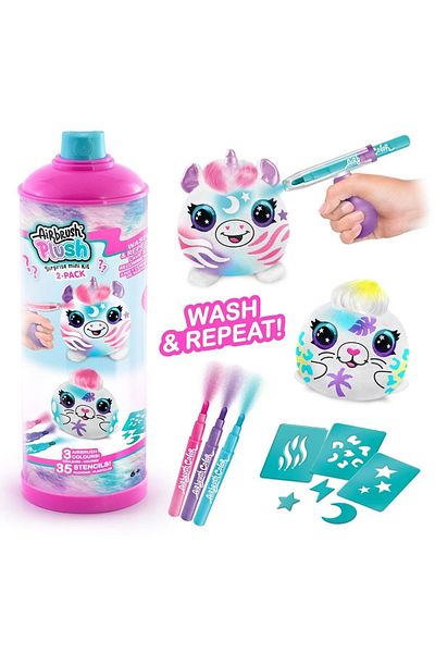 Canal Toys Airbrush Mini Mystery Kit | 2-pack | Fun Art & Craft Set For Kids | Creative And Interactive Play