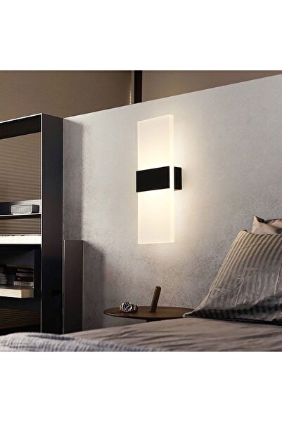voxlamp lighting solutions Ledli Akrilik Çift Yön Duvar Aplik 29x11cm