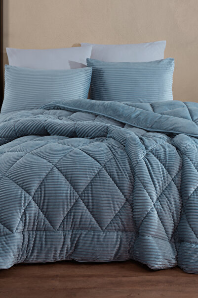 Hobby Premium Soft Çift Kişilik Yorgan Seti, Yorgan Ve 2 Adet Yastık Kılıfı