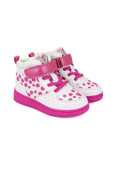 Agatha Ruiz De La Prada Ghetute pentru fetite cu buline, Agatha Ruiz De La Prada, alb (Marime: 24)