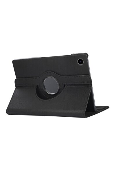 UnDePlus Honor Pad X8 / X8 Lite 10.1ınç Kılıf 360 Dönebilen Standlı Case Siya...