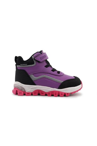 Cool Goro-Pu Children's Lighted Sole Outdoor Trekking Velcro Sports Boots