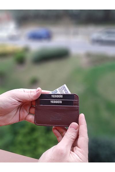 yedideri Πορτοφόλι K10 YD Γνήσιο Γνήσιο Δερμάτινο Unisex Θήκη για κάρτες