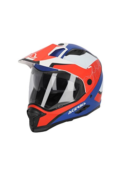 Acerbis ACERBİS REACTIVE 22-06 KASK KIRMIZI MAVİ