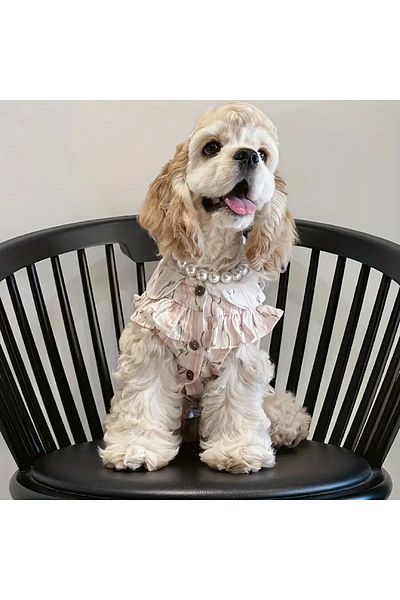 Lovisa Pearl Beaded Dog's Necklace, Pearl Strap
