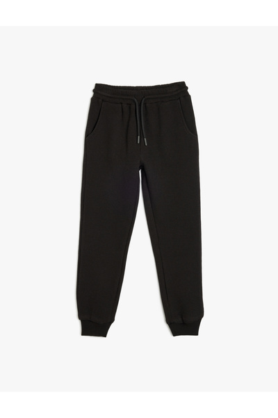 Koton Basic Eşofman Altı Beli Bağlamalı Cep Detaylı Pamuklu