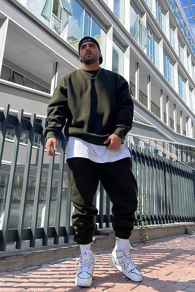 BayBayan Σετ φόρμας Oversize Crew Neck Model 3 Thread