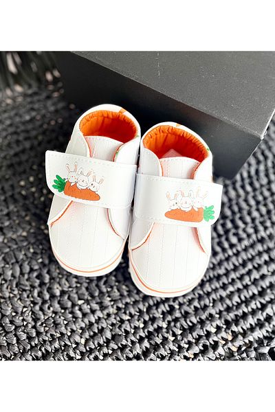 Funny Soft Leather Panda-Bunny Figured First Step Shoes for Baby - Booties