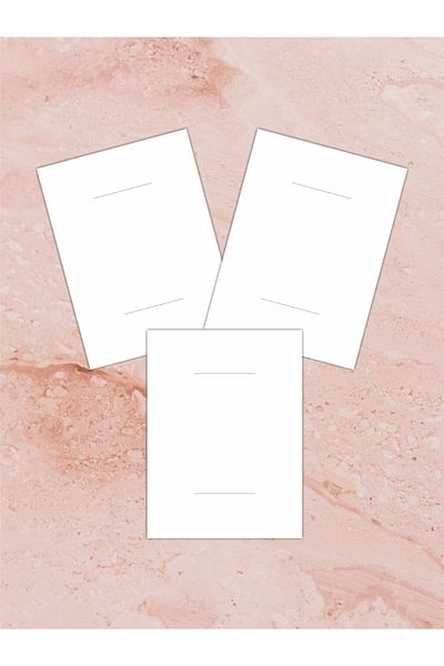 Grdall 25 Pieces - Buckle Card - Small Business Card - Unprinted Buckle Card