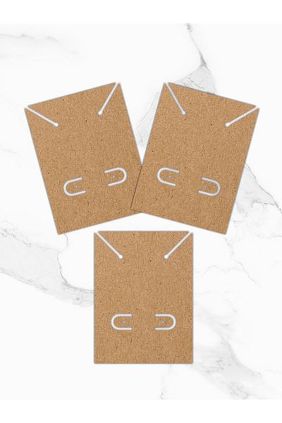 Grdall 25 Pieces - Kraft Necklace and Earring Card