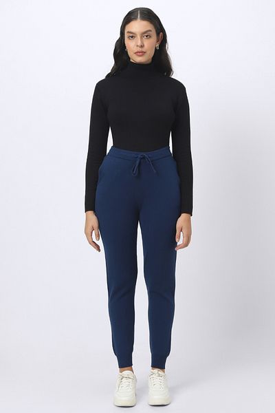 Blue Age Basic Knitwear Jogger_L_Blue