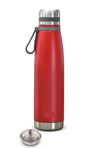 Marsilyan Double Layer Stainless Steel Cup 850 ml Thermos with Carrying Strap...