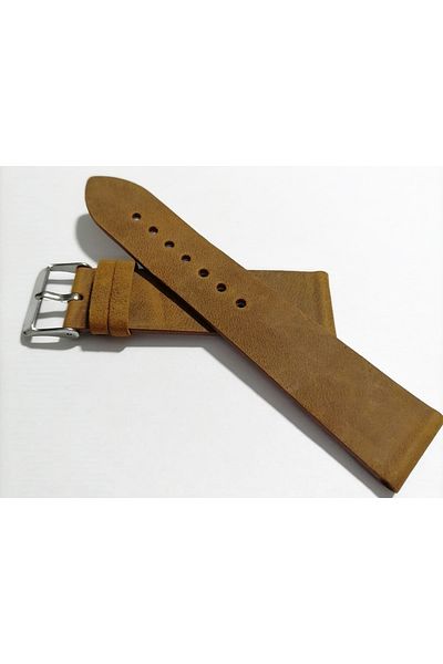 FADO &Genuine Gray Leather Watch Band Compatible with Every Watch 22mm (32)