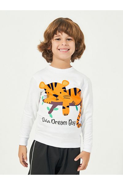 Styli Graphic Print Regular Fit Sweatshirt