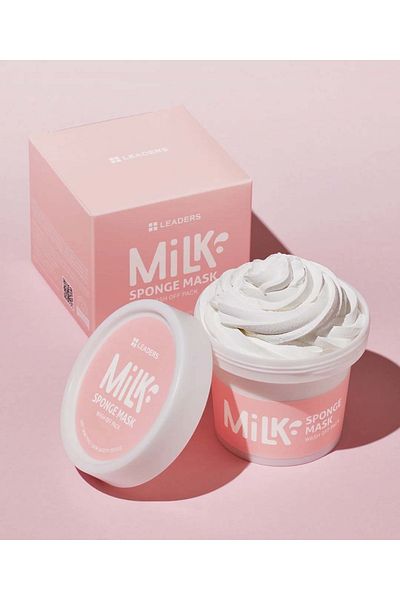 Leaders Milk Sponge Spreadable Foam Mask 100g