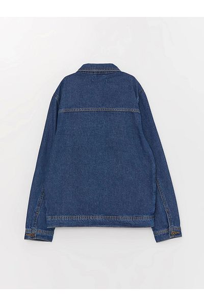 LC Waikiki Jachetă de blugi pentru băieți cu guler cămașă