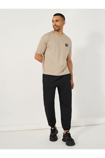 Styli Graphic Print Oversized T-Shirt & Terry Joggers Co-Ords