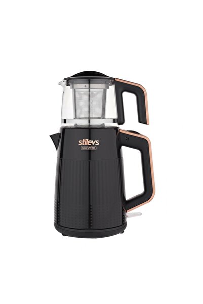 Stilevs Çays Cm-37 Çay Makinesi - Siyah-Bakır
