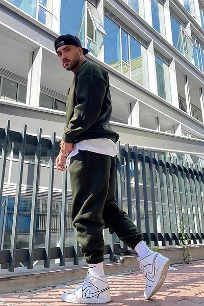 BayBayan Σετ φόρμας Oversize Crew Neck Model 3 Thread