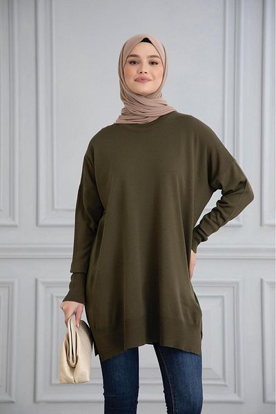 Gülce moda ΛΕΠΤΟ ΜΕΡΣΕΡΙΖΕ ΠΑΝΩ ΜΕΓΕΘΟΣ ΧΑΛΑΡΟ ΠΛΕΚΤΟ ΤΟΥΝΙΚ