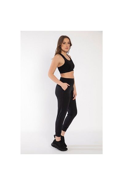 Crozwise Women's Jogger Leggings with Pockets