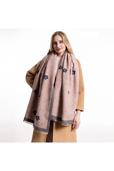 FENZA SCARF Fenza Y-809-6 Wool Cashmere Scarf