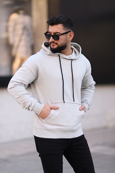 Newtime Ανδρικό φούτερ Oversize Basic Hooded Fleece