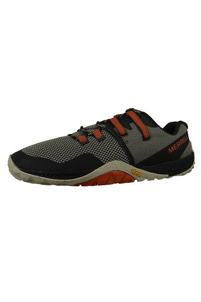 Merrell Herren Laufschuhe Wanderschuhe Trail Glove 6 J066753 Grau Beluga Textil/Synthetik mit Vibram TC5+ &