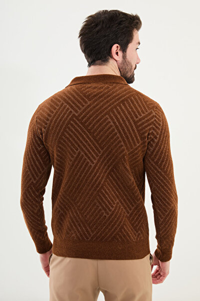 Mcr Knitwear POLO ZIPPERED COLLAR