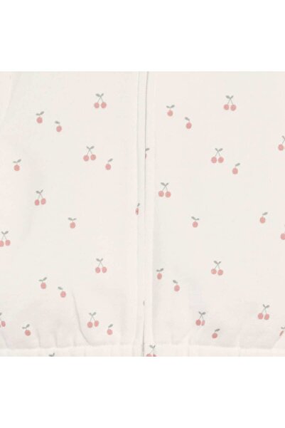 KIABI Warm zip-up hoodie WHITE