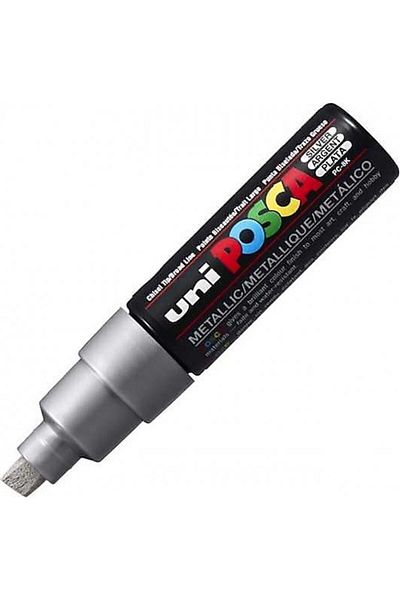 UNİ-BALL Posca 8.0 Silver Water-Based Poster Marker