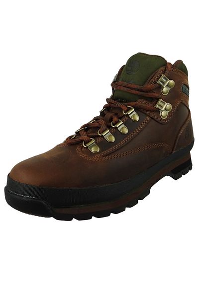 Timberland Herren Stiefelette Wanderschuhe Euro Hiker 95100 TB095100214 Braun Medium Brown Leder mit EVA
