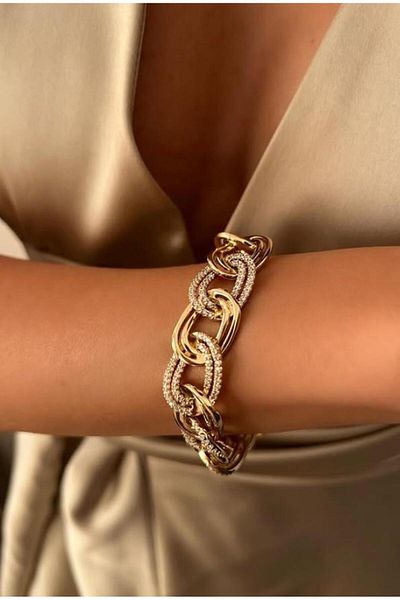 Sose Moda Xuping Big Milky Way Bracelet - Gold