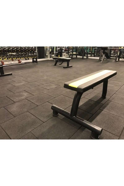 Genel Markalar Kauçuk Zemin Çocuk Parkı Karosu Darbe emici Spor Salonu Fitness kauçuk karo 40x40 10 adet (Yeşil)