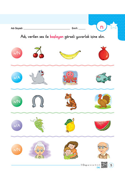 Üçgen Yayıncılık 1. Sınıf Okuma Yazma Seti – Görsel Dikte Defterim