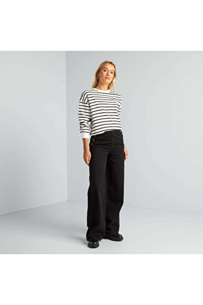 KIABI Printed sweatshirt WHITE