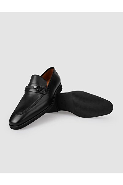 Cabani Ανδρικά κλασικά παπούτσια από 100% γνήσιο δέρμα μαύρη πόρπη