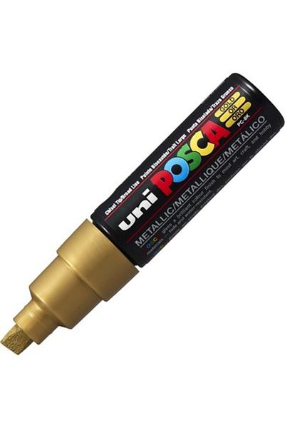 UNİ-BALL Gold Posca 8.0 Water Based Poster Marker