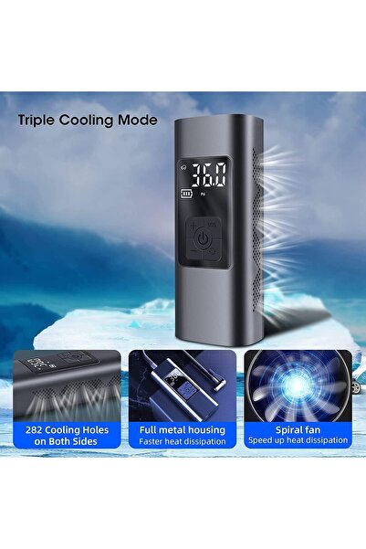 Arabest Tire Inflator,Portable Car Air Compressor Parts Tire Air Pump Blower,6000mAh 150PSI Electric Tyre Ti