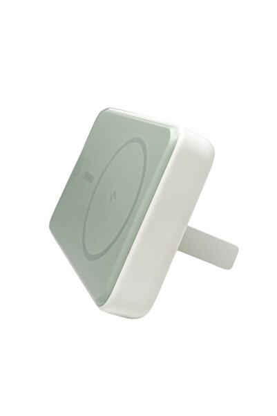 Nettech Nt-pw38 15w 10000 Mah Magsafe Taşınabilir Kablosuz Hızlı Şarj Aleti Powerbank - Beyaz