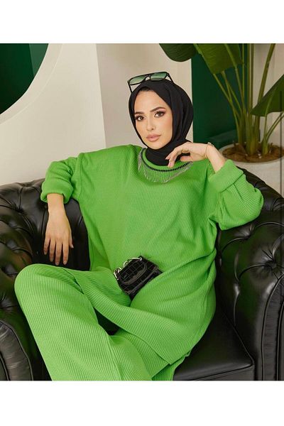Ahel Tasarım Knitwear Suit Set