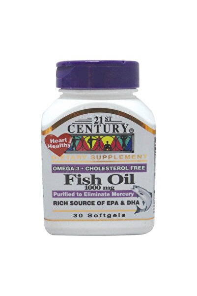 21st Century زيت السمك 1000 ملغ 30 كبسولة