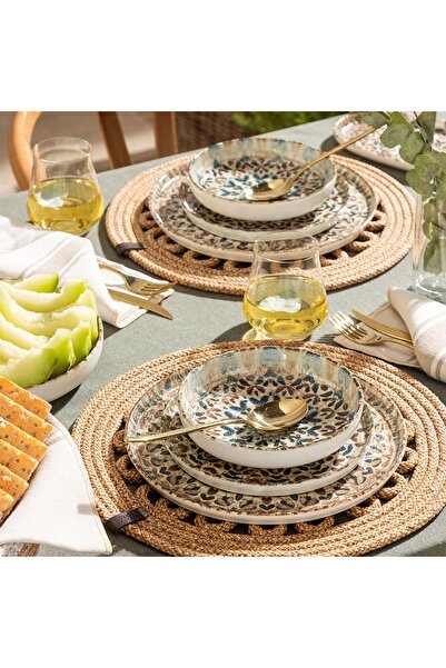 Mudo Home Ephesus Plain Boat Plate 34cm