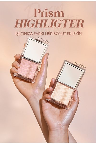 CLIO Highlighter Clio Prism Highlighter with Micro Pearl Grains Intense Radiance (01 Gold Sheer)