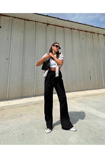 MY LİKA Sandy Yırtmaçlı Pantalon