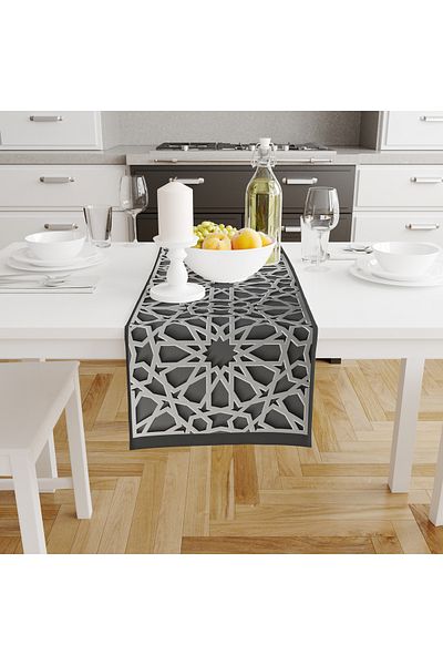 Filamente Ramadan Runner / Ramadan Pattern / Rezistent la pete - Tesatura Micropetek lavabila 140x40
