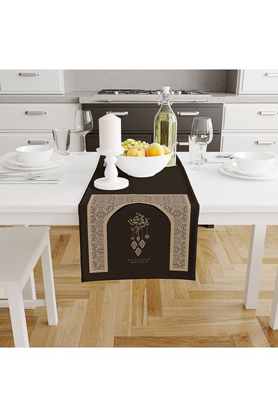 Filamente Ramadan Runner / Ramadan Pattern / Stain Resistant - Washable Micropetek Fabric 140x40