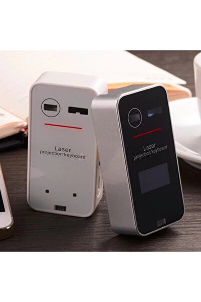 Home Bluetooth Lazer Klavye Şarjlı Phone Android Tablet İçin Kablosuz Taşınabilir Projeksiyon Klavye