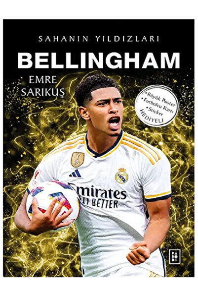 dokuzyayinlari BELLİNGHAM Sahanın Yıldızı / Büyük Poster - Futbolcu Kartı - S...
