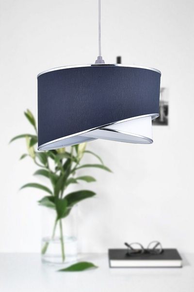 Emg DesiGn Ellipse 2 Tier Fabric Cake Chandelier Children's Room Bedroom Living Room Kitchen Hall